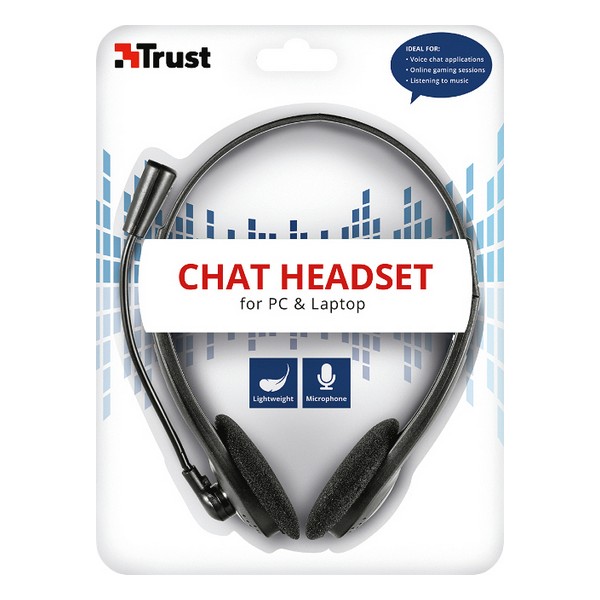 Headphones with Microphone Trust Black (Refurbished A+)