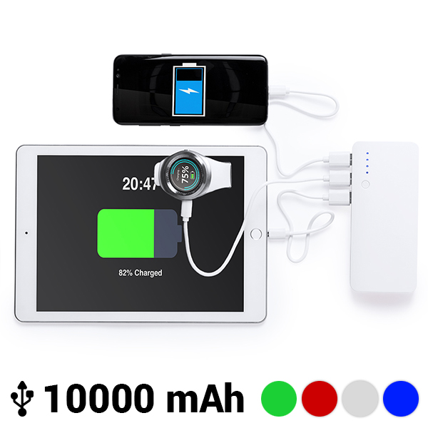 Power Bank with Triple USB 10000 mAh 145779